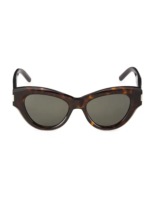 Saint Laurent Women's 51MM Cat-Eye Sunglasses - Havana