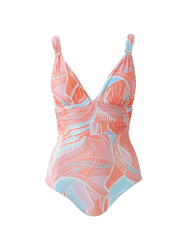 Melissa Odabash Women's Panarea Floral One-Piece Swimsuit - Cosmic