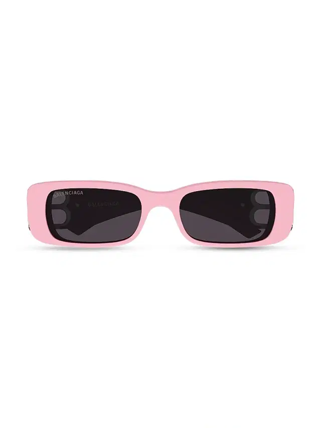 Balenciaga Women's Dynasty 51MM Rectangular Sunglasses - Pink