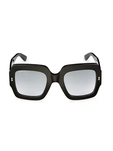 Gucci Women's Sustainability 53MM Square Sunglasses - Black | Thumbnail 1 Gucci Women's Sustainability 53MM Square Sunglasses - Black | Thumbnail 1