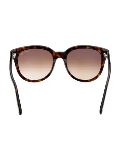 TOM FORD Women's Olivia 54MM Round Sunglasses - Shiny Classics | Thumbnail 4