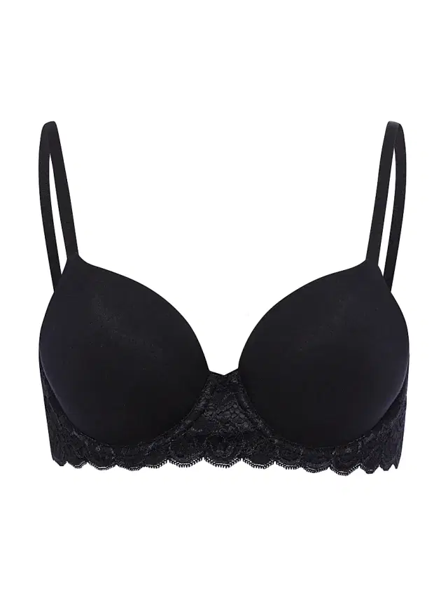 Women's Luxury Moments Lace T-Shirt Bra - Black