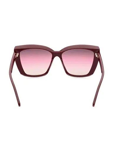 TOM FORD Women's Scarlet 57MM Square Sunglasses - Shiny Burgundy | Thumbnail 5 TOM FORD Women's Scarlet 57MM Square Sunglasses - Shiny Burgundy | Thumbnail 5