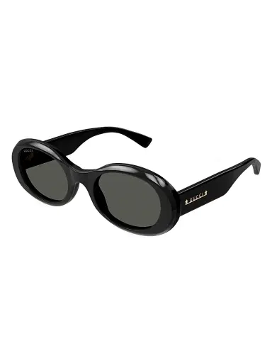 Gucci Women's Symbol 52MM Oval Sunglasses - Black Grey | Thumbnail 2