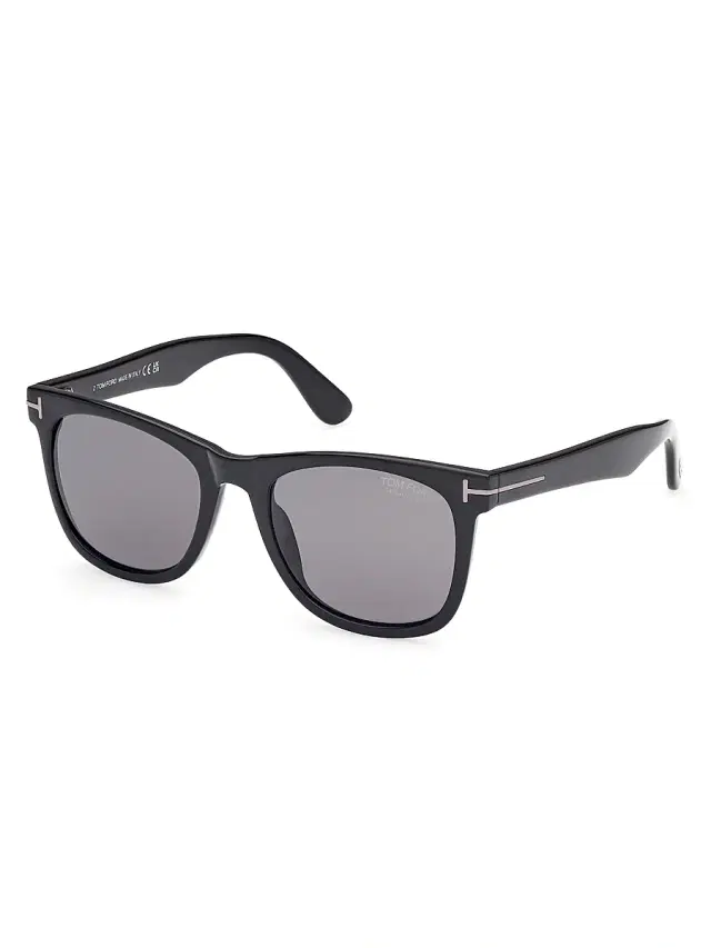 Men's Kevyn 52MM Square Sunglasses - Dark Havana Brown