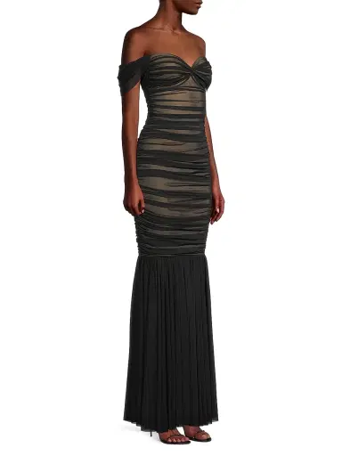 Norma Kamali Women's Walter Fishtail Gown | Thumbnail 4 Norma Kamali Women's Walter Fishtail Gown | Thumbnail 4