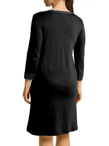 Hanro Women's Moments Cotton Lace-Trim Nightgown | Thumbnail 4
