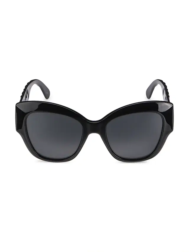 Gucci Women's 53MM Cat-Eye Sunglasses - Black Black Grey