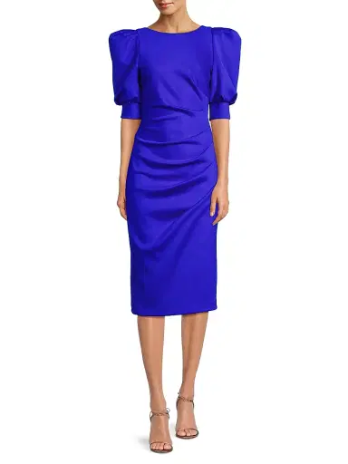 BLACK HALO Women's Zella Scoopback Cocktail Dress - Vibrant Blue - Size 8 | Thumbnail 2 BLACK HALO Women's Zella Scoopback Cocktail Dress - Vibrant Blue - Size 8 | Thumbnail 2