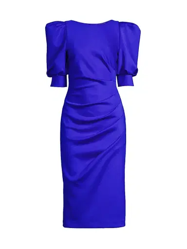 BLACK HALO Women's Zella Scoopback Cocktail Dress - Vibrant Blue - Size 8 | Thumbnail 1 BLACK HALO Women's Zella Scoopback Cocktail Dress - Vibrant Blue - Size 8 | Thumbnail 1