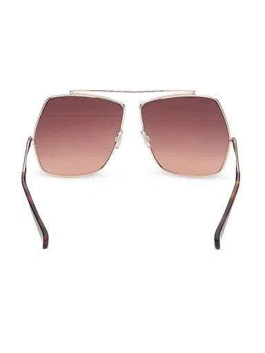 Max Mara Women's 64MM Geometric Sunglasses | Thumbnail 5 Max Mara Women's 64MM Geometric Sunglasses | Thumbnail 5