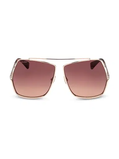 Max Mara Women's 64MM Geometric Sunglasses | Thumbnail 1 Max Mara Women's 64MM Geometric Sunglasses | Thumbnail 1