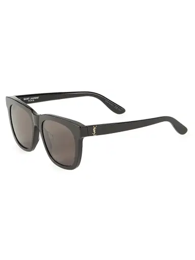 Saint Laurent Women's 55MM Square Sunglasses - Black | Thumbnail 2