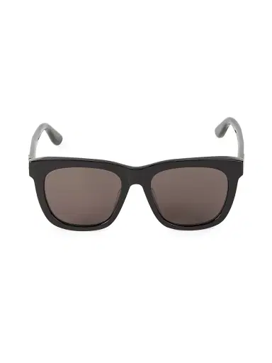 Saint Laurent Women's 55MM Square Sunglasses - Black | Thumbnail 1