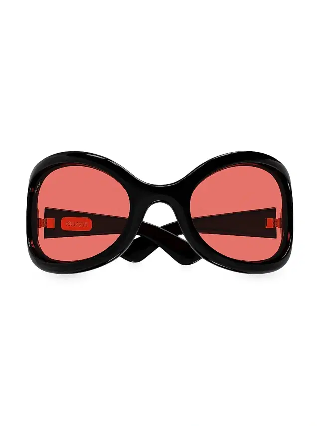 Gucci Women's Fashion Show 77MM Directional Sunglasses