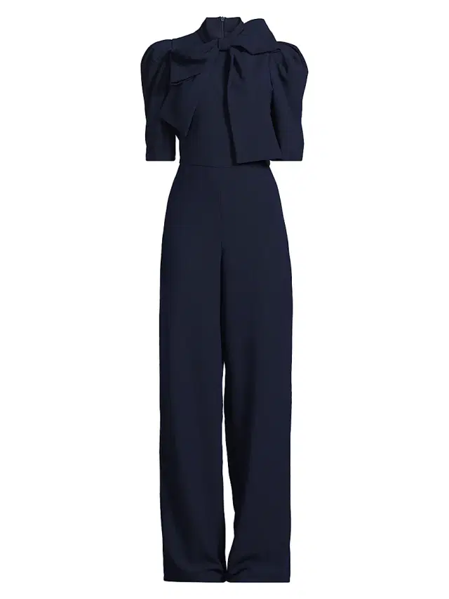 Black Halo Women's Ara Crepe Jumpsuit - Navy
