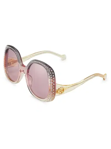 Gucci Women's Vague 55MM Round Sunglasses - Grey | Thumbnail 2 Gucci Women's Vague 55MM Round Sunglasses - Grey | Thumbnail 2