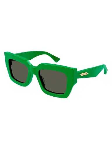 Bottega Veneta Women's 52MM Rectangular Sunglasses - Green | Thumbnail 1 Bottega Veneta Women's 52MM Rectangular Sunglasses - Green | Thumbnail 1
