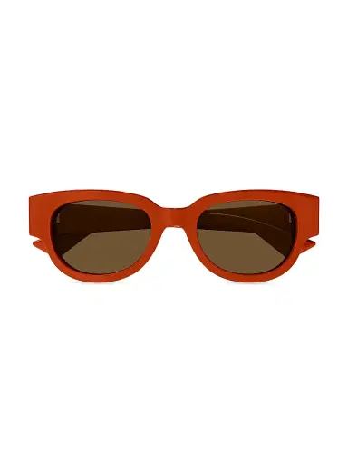 Bottega Veneta Women's Nude Triangle 52MM Cat-Eye Sunglasses | Thumbnail 1 Bottega Veneta Women's Nude Triangle 52MM Cat-Eye Sunglasses | Thumbnail 1
