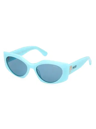 PUCCI Women's 55MM Cat-Eye Sunglasses - Light Blue | Thumbnail 2