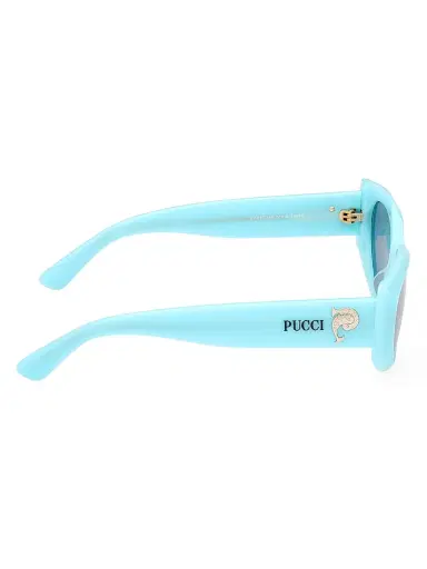 PUCCI Women's 55MM Cat-Eye Sunglasses - Light Blue | Thumbnail 7