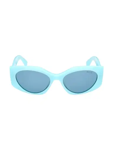 PUCCI Women's 55MM Cat-Eye Sunglasses - Light Blue | Thumbnail 1