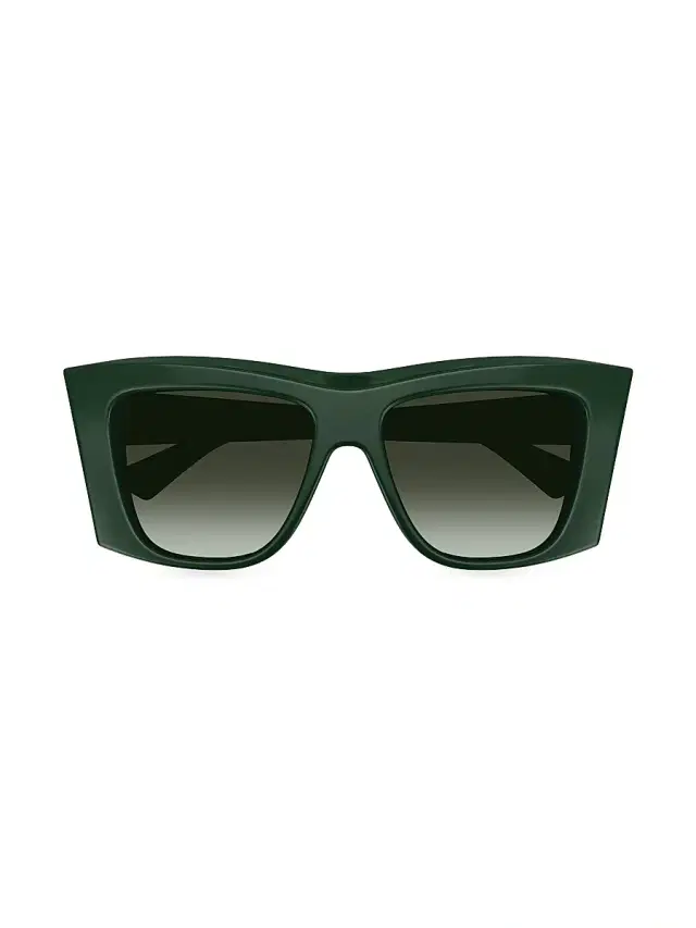 Women's Knot 99MM Geometrical Sunglasses - Green Women's Knot 99MM Geometrical Sunglasses - Green