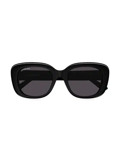 Balenciaga Women's Monaco 54MM Rectangular Sunglasses - Black | Thumbnail 2