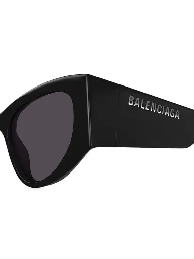 Balenciaga Women's LED Frame Sunglasses - Black | Thumbnail 3