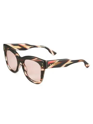 Gucci Women's Nouvelle Vague 52MM Cat-Eye Sunglasses - Havana | Thumbnail 2