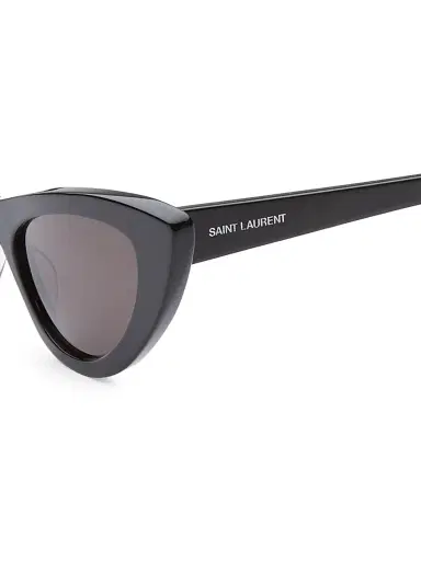 Saint Laurent Women's New Wave Lily 52MM Sunglasses - Black | Thumbnail 3 Saint Laurent Women's New Wave Lily 52MM Sunglasses - Black | Thumbnail 3