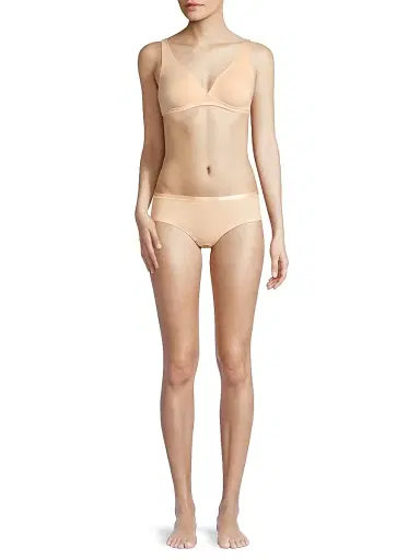 Hanro Women's Cotton Sensation Soft Cup Bra - Skin - Size 36E | Thumbnail 2 Hanro Women's Cotton Sensation Soft Cup Bra - Skin - Size 36E | Thumbnail 2