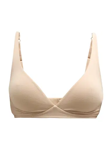 Hanro Women's Cotton Sensation Soft Cup Bra - Skin - Size 36E | Thumbnail 1 Hanro Women's Cotton Sensation Soft Cup Bra - Skin - Size 36E | Thumbnail 1