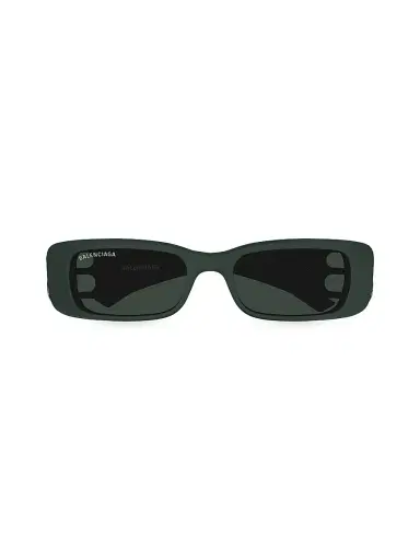 Balenciaga Women's Dynasty 51MM Rectangular Sunglasses - Green | Thumbnail 2 Balenciaga Women's Dynasty 51MM Rectangular Sunglasses - Green | Thumbnail 2