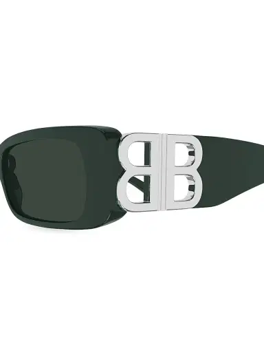 Balenciaga Women's Dynasty 51MM Rectangular Sunglasses - Green | Thumbnail 3 Balenciaga Women's Dynasty 51MM Rectangular Sunglasses - Green | Thumbnail 3