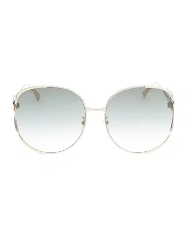 Gucci Women's Fork 63MM Round Sunglasses | Thumbnail 2