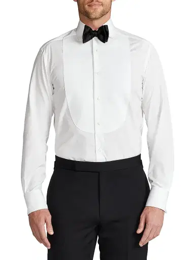 Ralph Lauren Purple Label Men's Aston Poplin Tuxedo Shirt | Thumbnail 1
