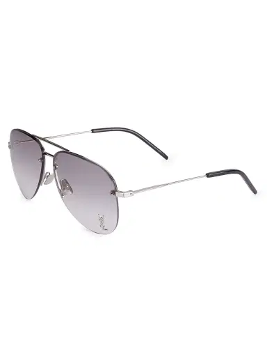 Saint Laurent Women's Monogram 59MM Aviator Sunglasses | Thumbnail 1 Saint Laurent Women's Monogram 59MM Aviator Sunglasses | Thumbnail 1