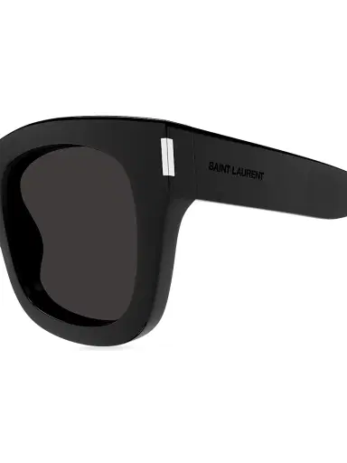 Saint Laurent Women's 55MM Acetate Square Sunglasses - Black Dark Grey | Thumbnail 3 Saint Laurent Women's 55MM Acetate Square Sunglasses - Black Dark Grey | Thumbnail 3