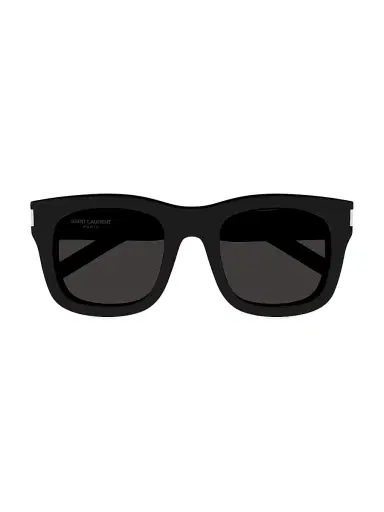 Saint Laurent Women's 55MM Acetate Square Sunglasses - Black Dark Grey | Thumbnail 1 Saint Laurent Women's 55MM Acetate Square Sunglasses - Black Dark Grey | Thumbnail 1