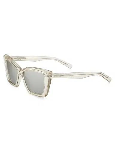 Saint Laurent Women's Lignes Pointues 54MM Cat-Eye Sunglasses | Thumbnail 2