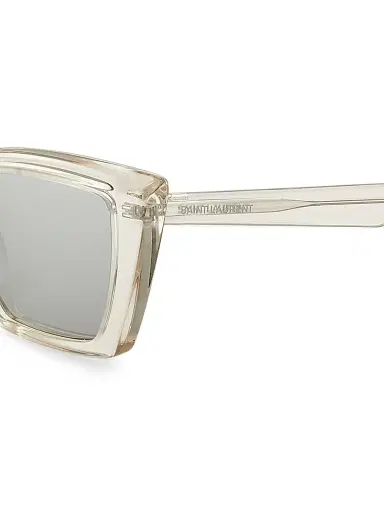 Saint Laurent Women's Lignes Pointues 54MM Cat-Eye Sunglasses | Thumbnail 3