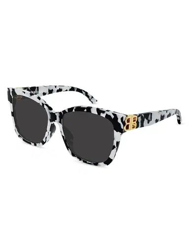 Balenciaga Women's Everyday 57MM Square Sunglasses - Havana | Thumbnail 2