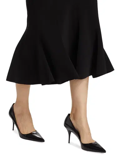 Norma Kamali Women's Strapless Corset Dress - Black | Thumbnail 6