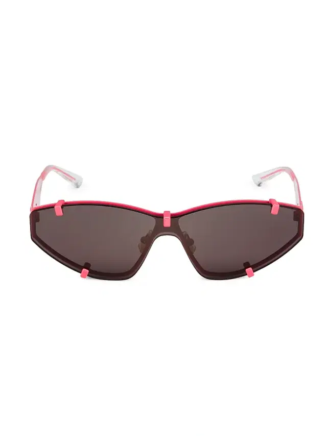 Bottega Veneta Women's 99MMM Mask Sunglasses - Pink