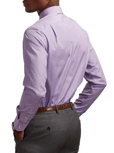 Ralph Lauren Purple Label Men's Aston Dress Shirt - Lavender | Thumbnail 4 Ralph Lauren Purple Label Men's Aston Dress Shirt - Lavender | Thumbnail 4