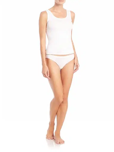 Hanro Women's Soft Touch Tank Top - White | Thumbnail 2 Hanro Women's Soft Touch Tank Top - White | Thumbnail 2