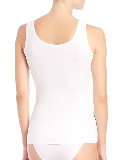 Hanro Women's Soft Touch Tank Top - White | Thumbnail 3 Hanro Women's Soft Touch Tank Top - White | Thumbnail 3
