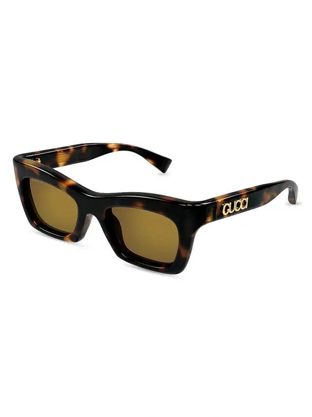 Women's Fashion Show Ancora 50MM Cat-Eye Sunglasses - Havana Yellow Women's Fashion Show Ancora 50MM Cat-Eye Sunglasses - Havana Yellow