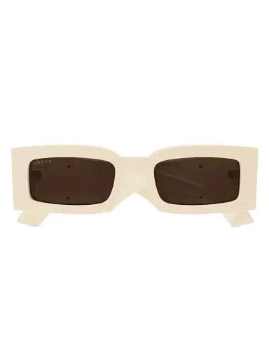 Gucci Women's Generation 53MM Rectangular Sunglasses - Ivory | Thumbnail 2